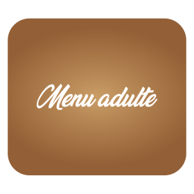 Menu Adulte unique