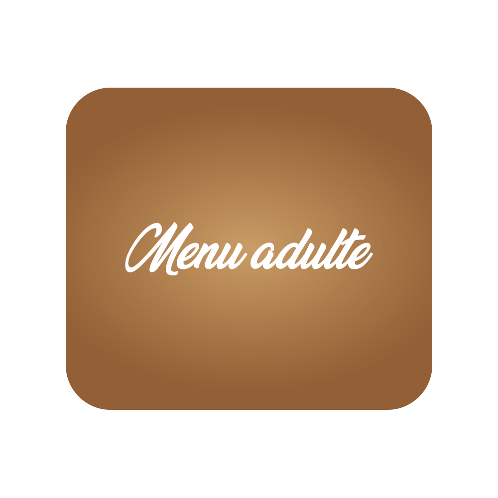 Menu Adulte unique